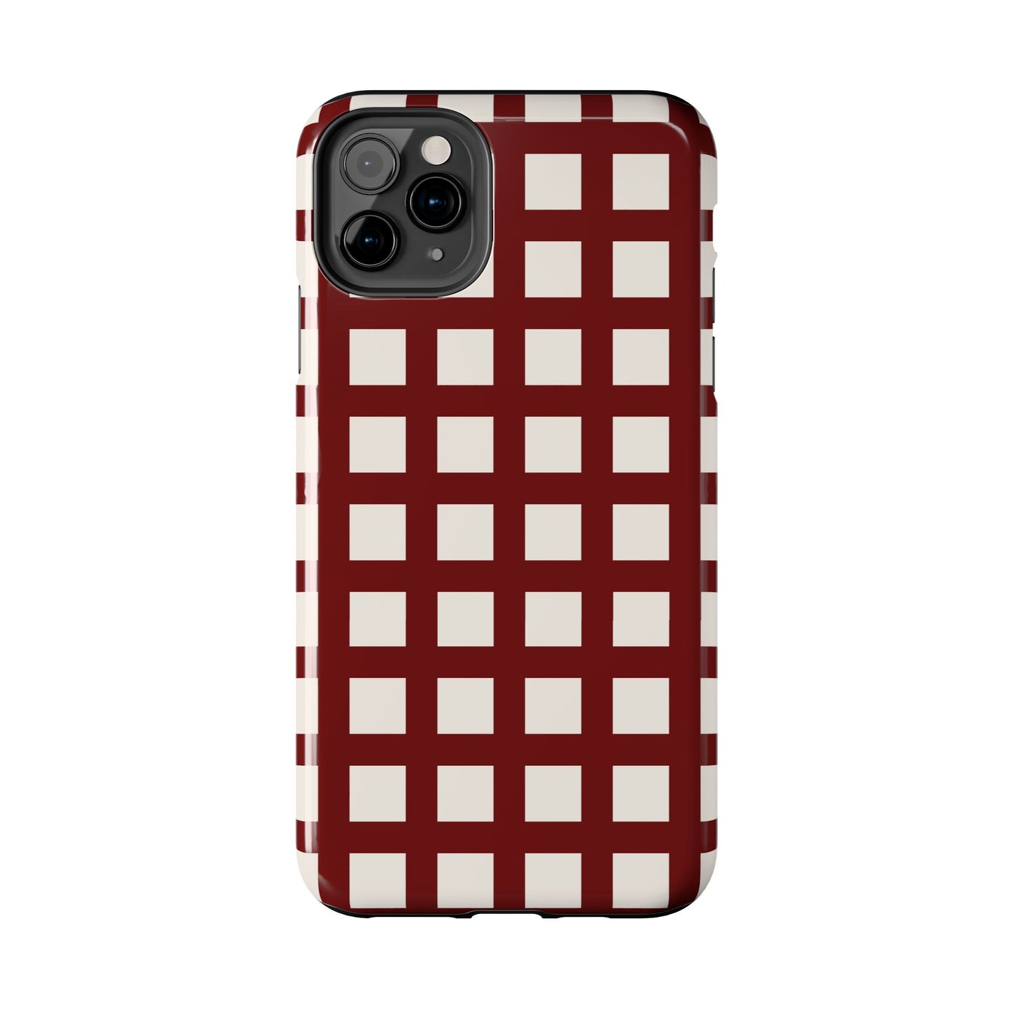 Red Checkered Phone Case