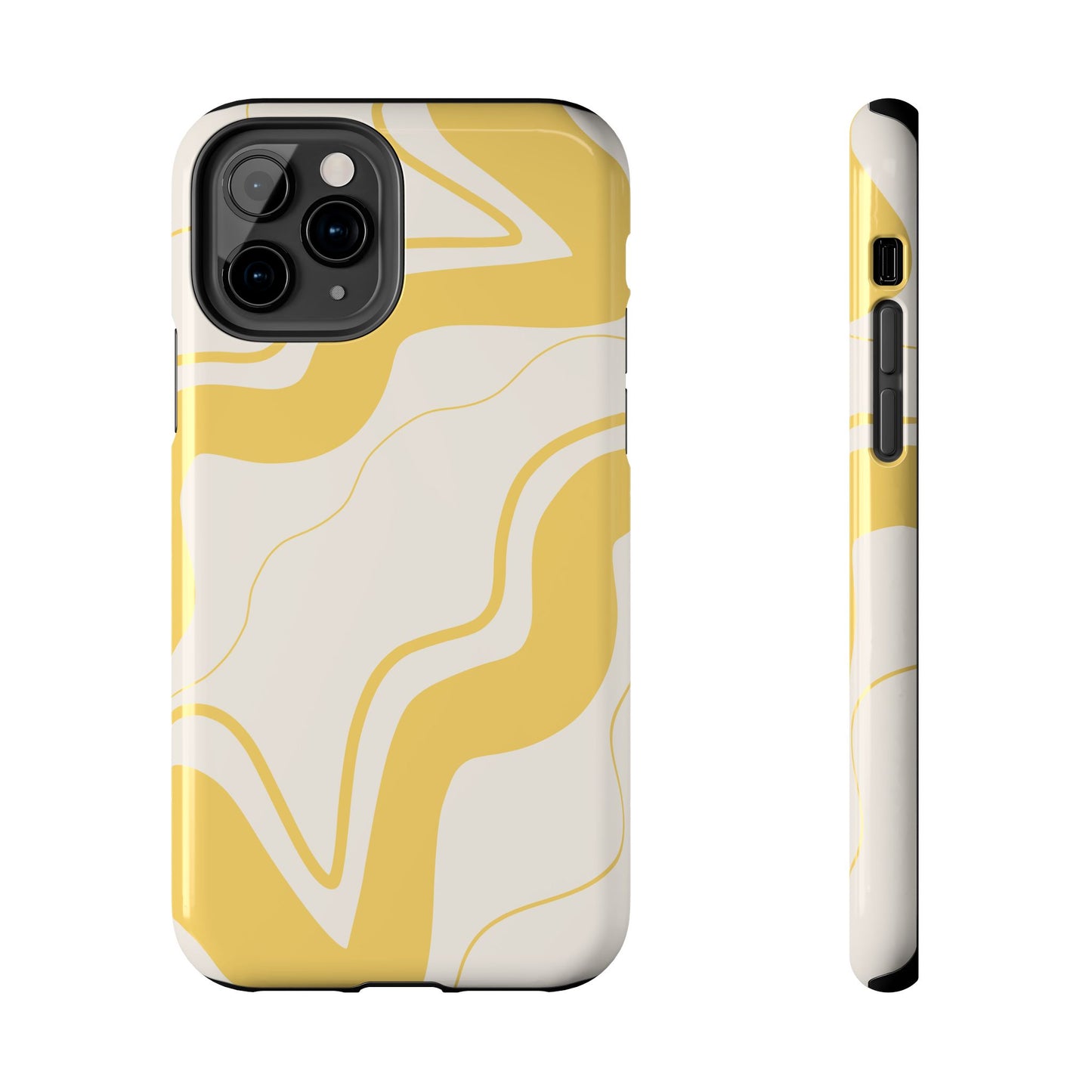 Yellow Wave Phone Case