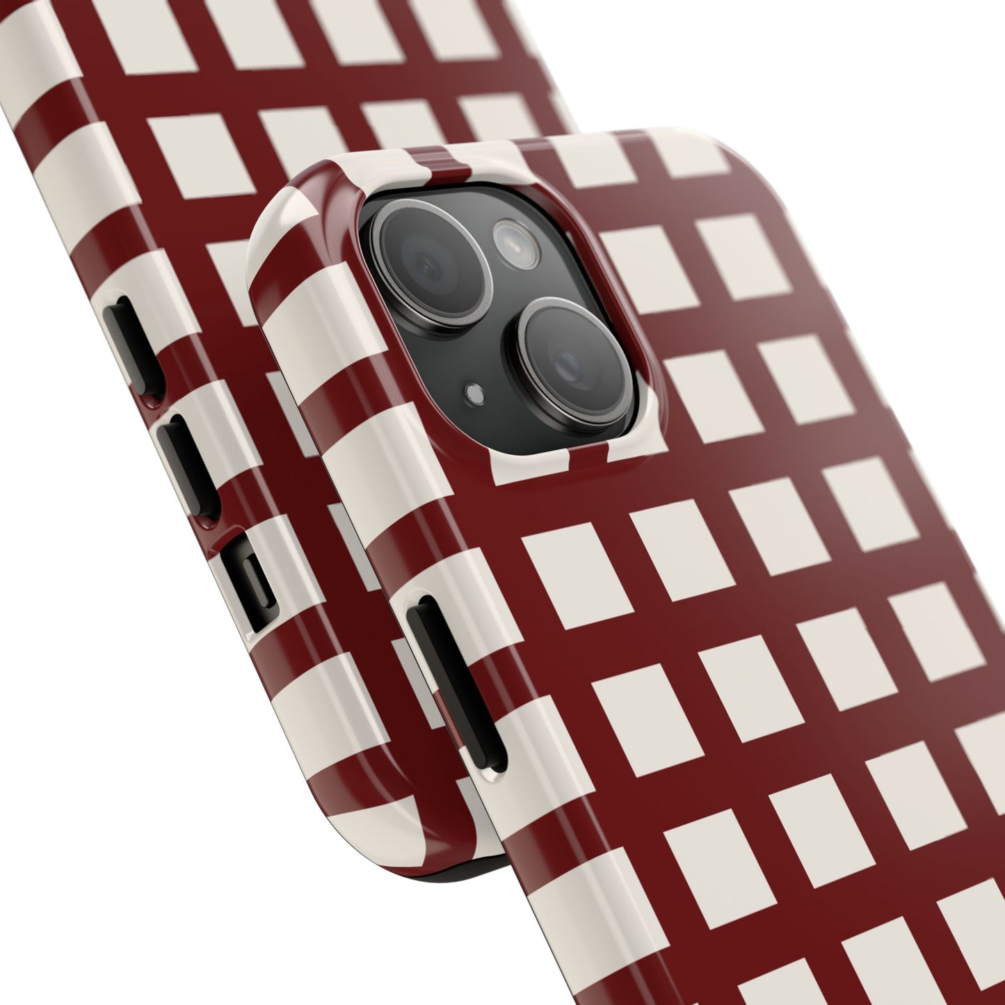 Red Checkered Phone Case