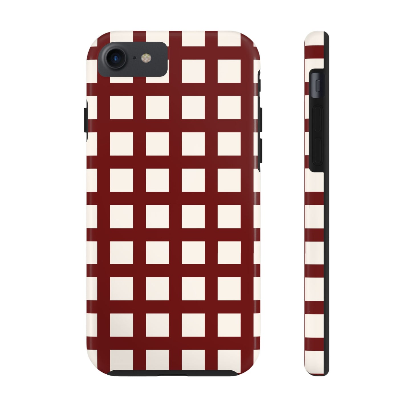 Red Checkered Phone Case