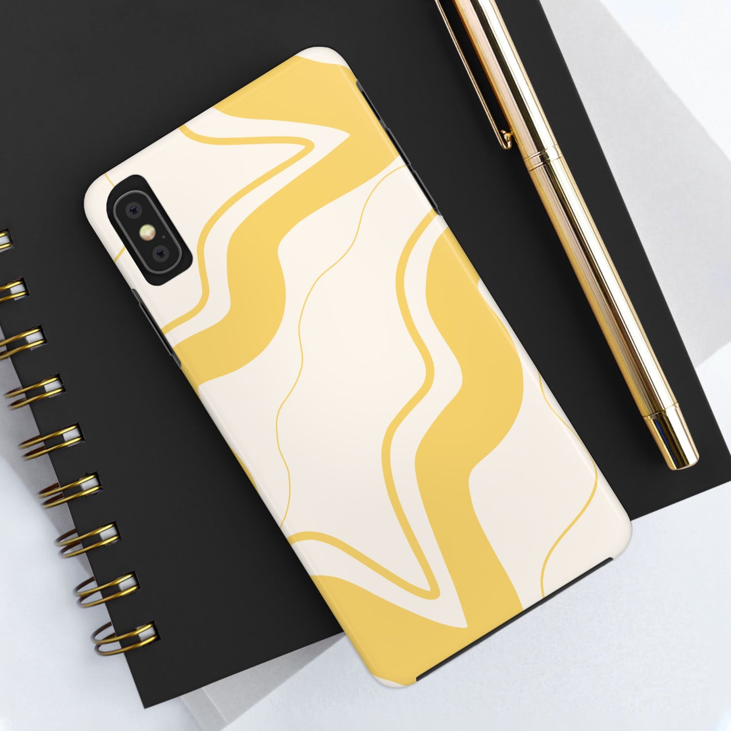 Yellow Wave Phone Case