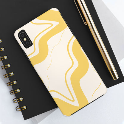 Yellow Wave Phone Case