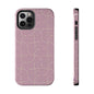 Stylish pink lines Phone Case