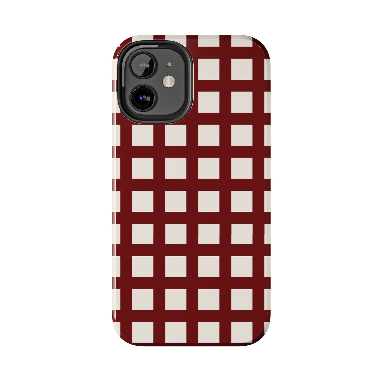 Red Checkered Phone Case