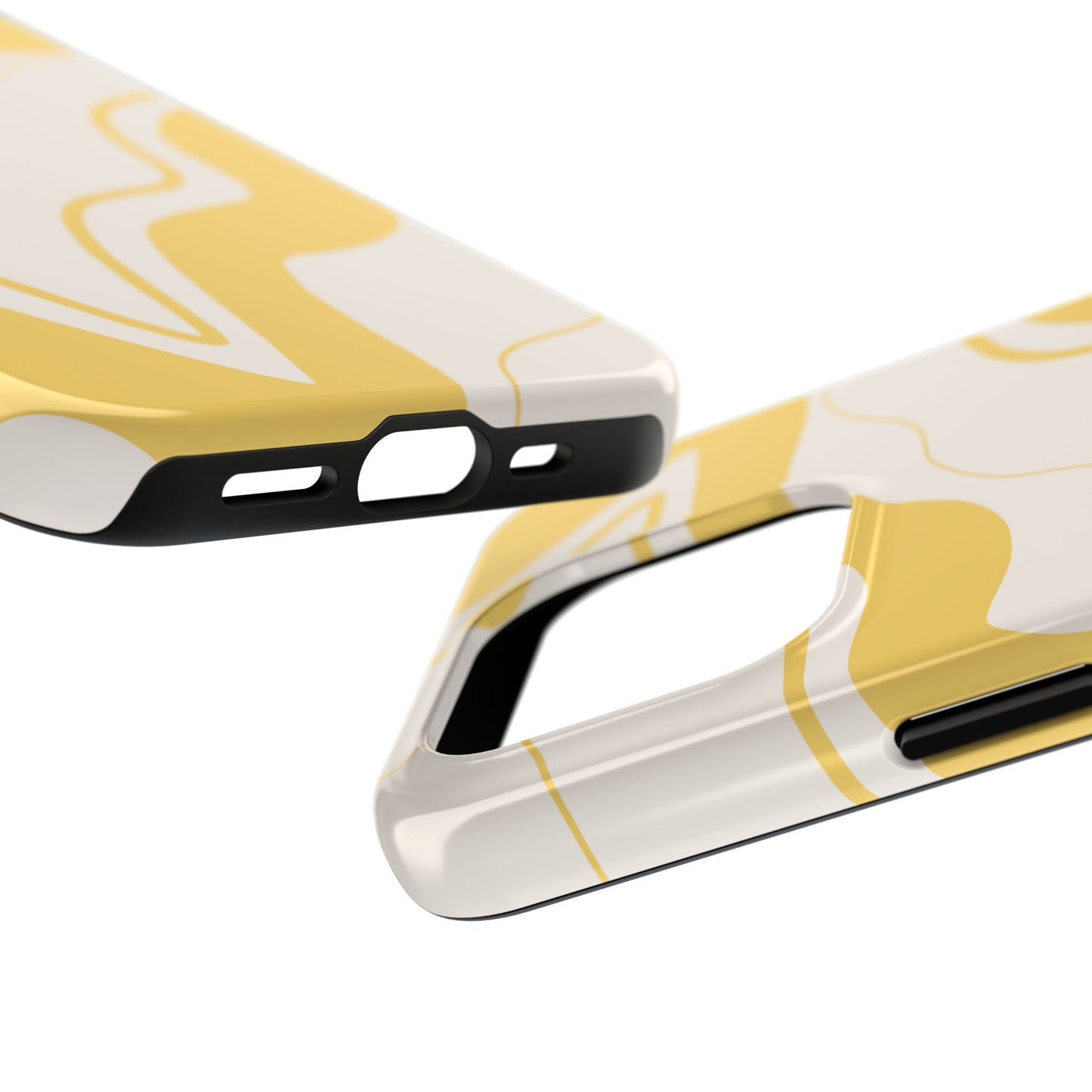 Yellow Wave Phone Case