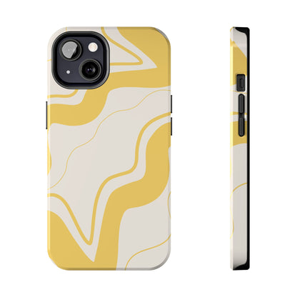 Yellow Wave Phone Case