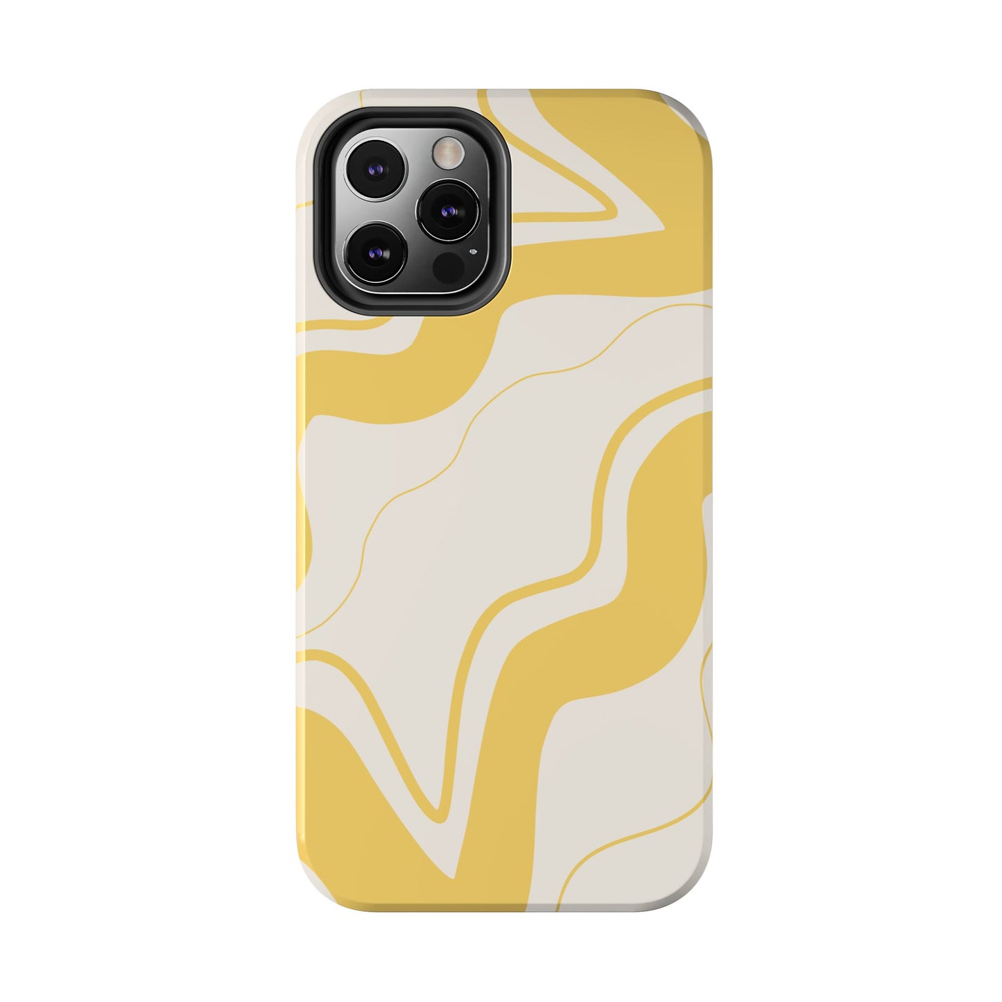 Yellow Wave Phone Case