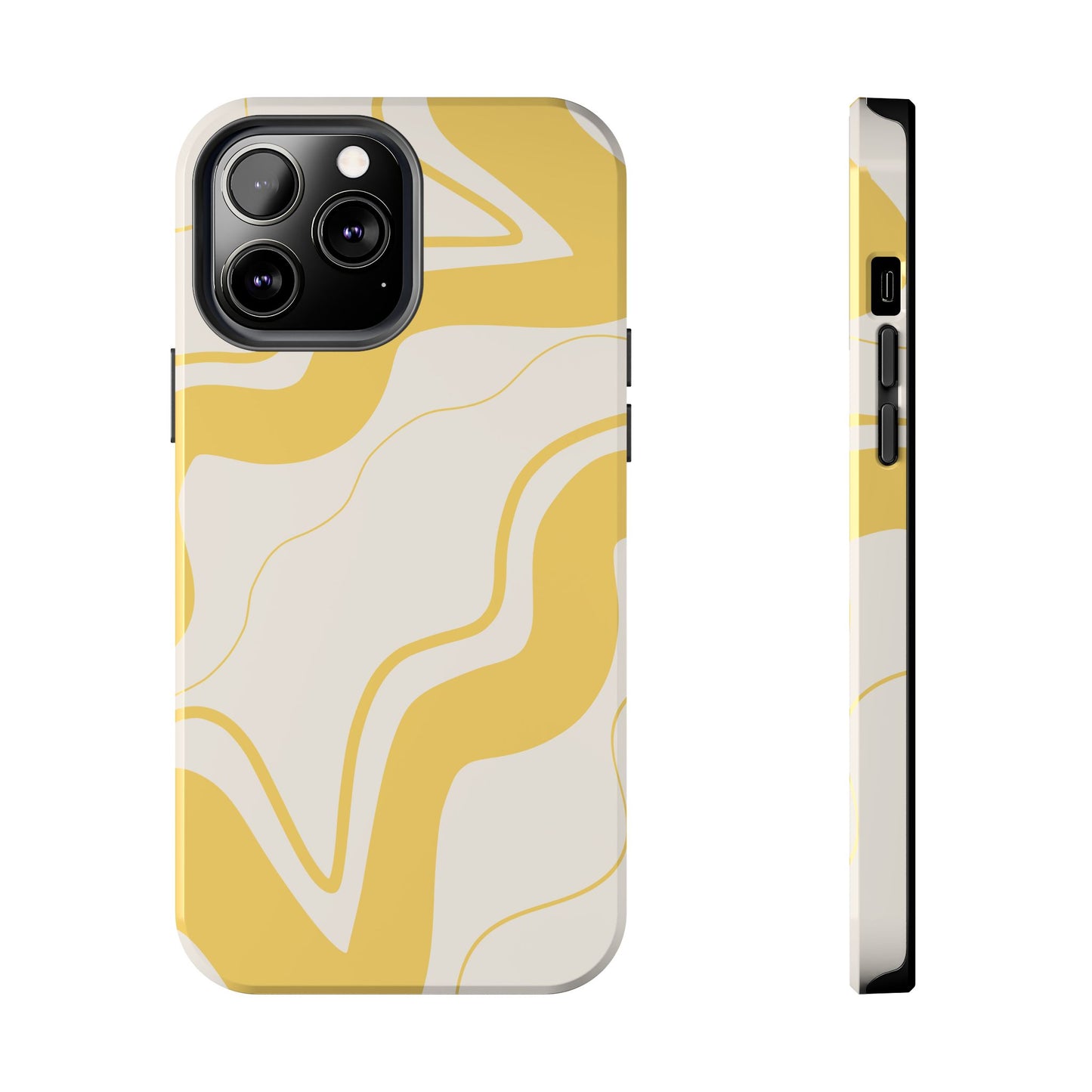 Yellow Wave Phone Case