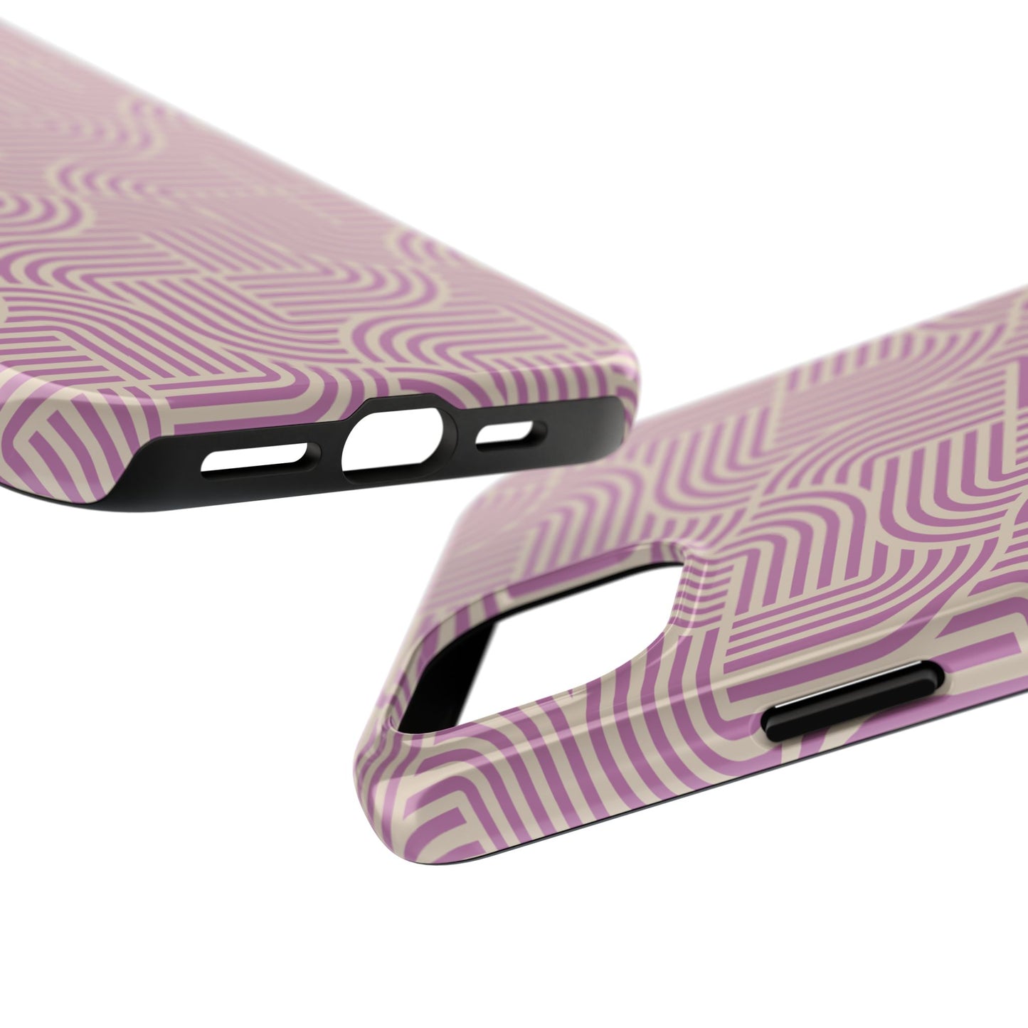 Stylish pink lines Phone Case