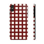 Red Checkered Phone Case