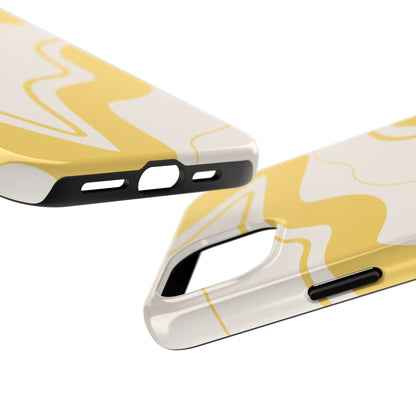 Yellow Wave Phone Case