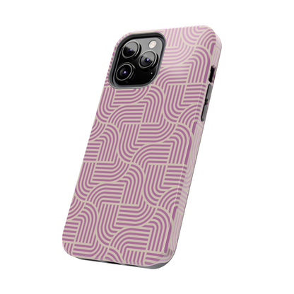 Stylish pink lines Phone Case