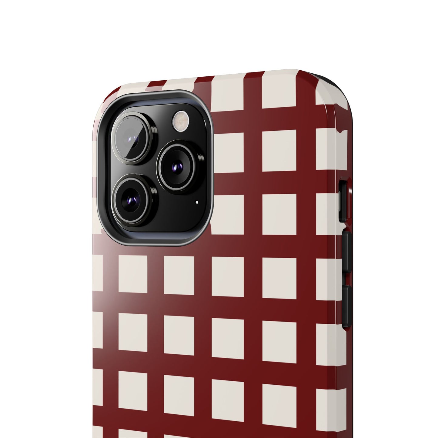 Red Checkered Phone Case