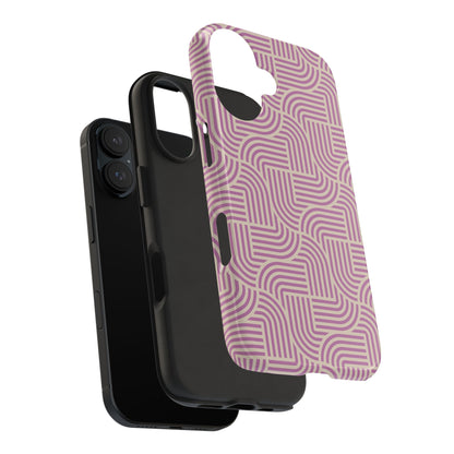 Stylish pink lines Phone Case