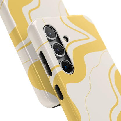 Yellow Wave Phone Case