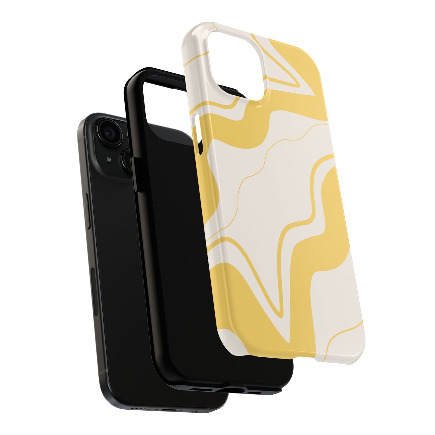 Yellow Wave Phone Case