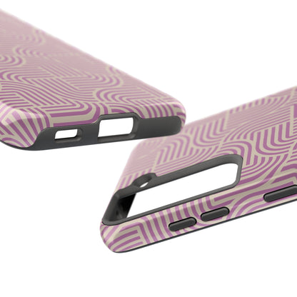 Stylish pink lines Phone Case