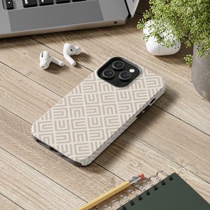 Stylish Beige Phone Case