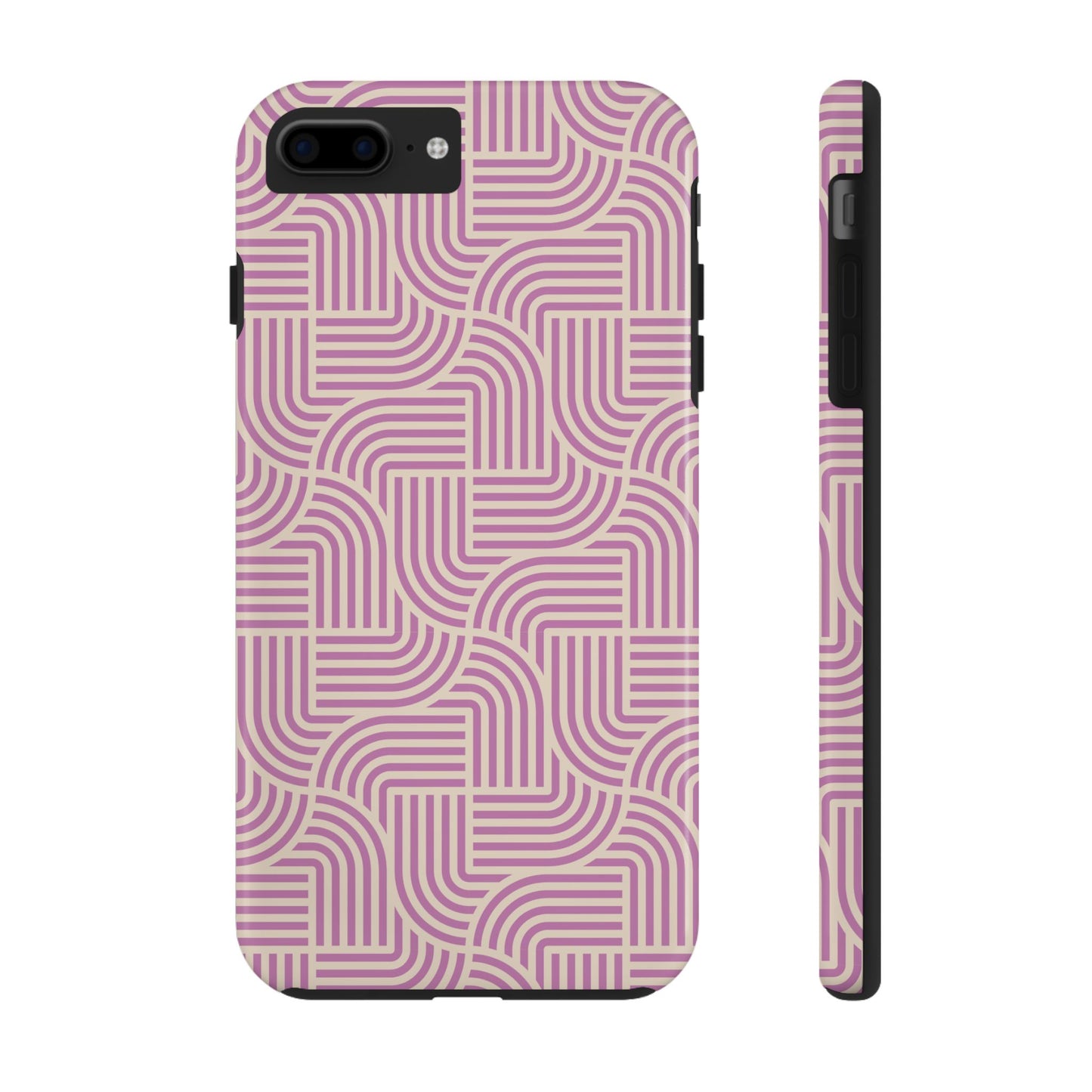 Stylish pink lines Phone Case