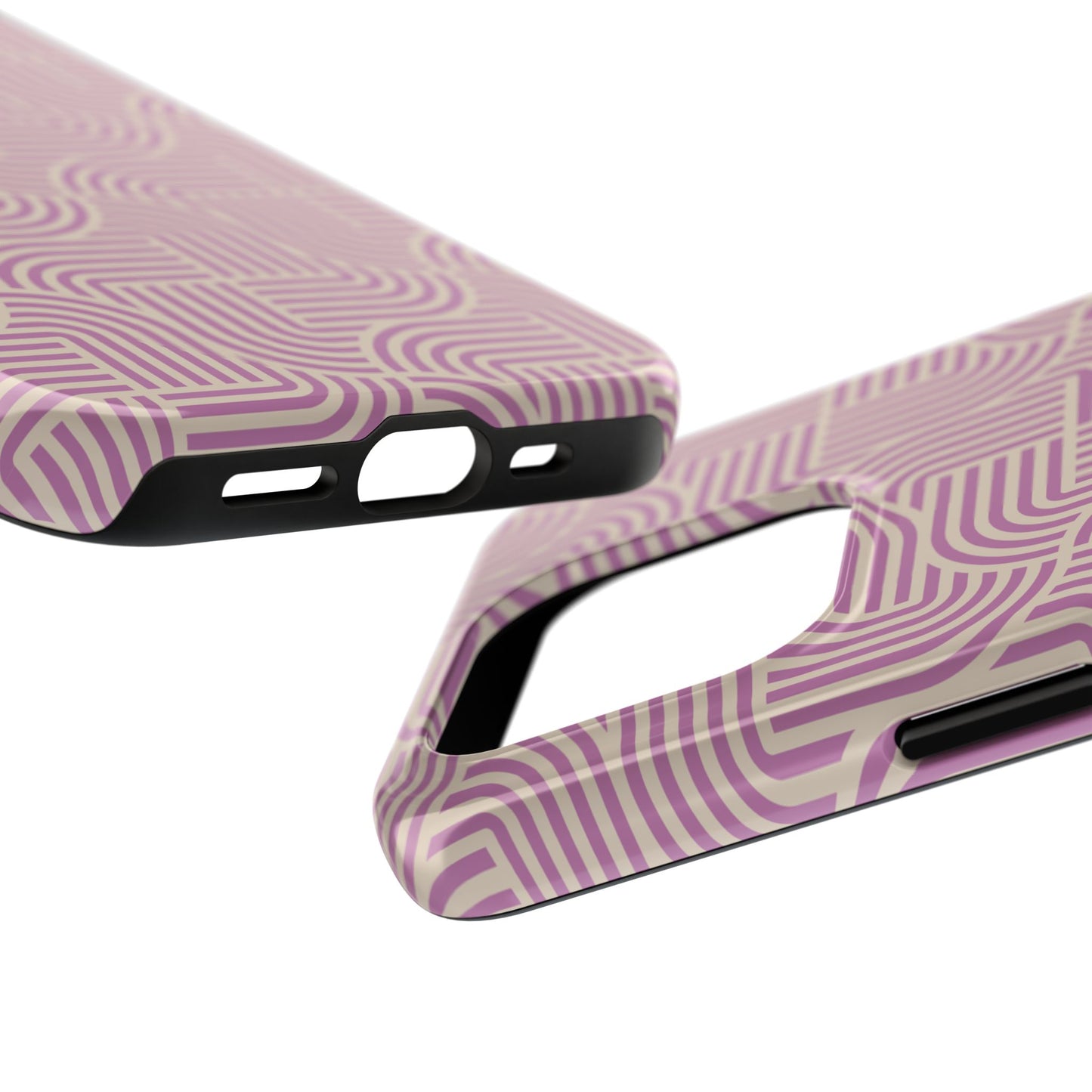 Stylish pink lines Phone Case