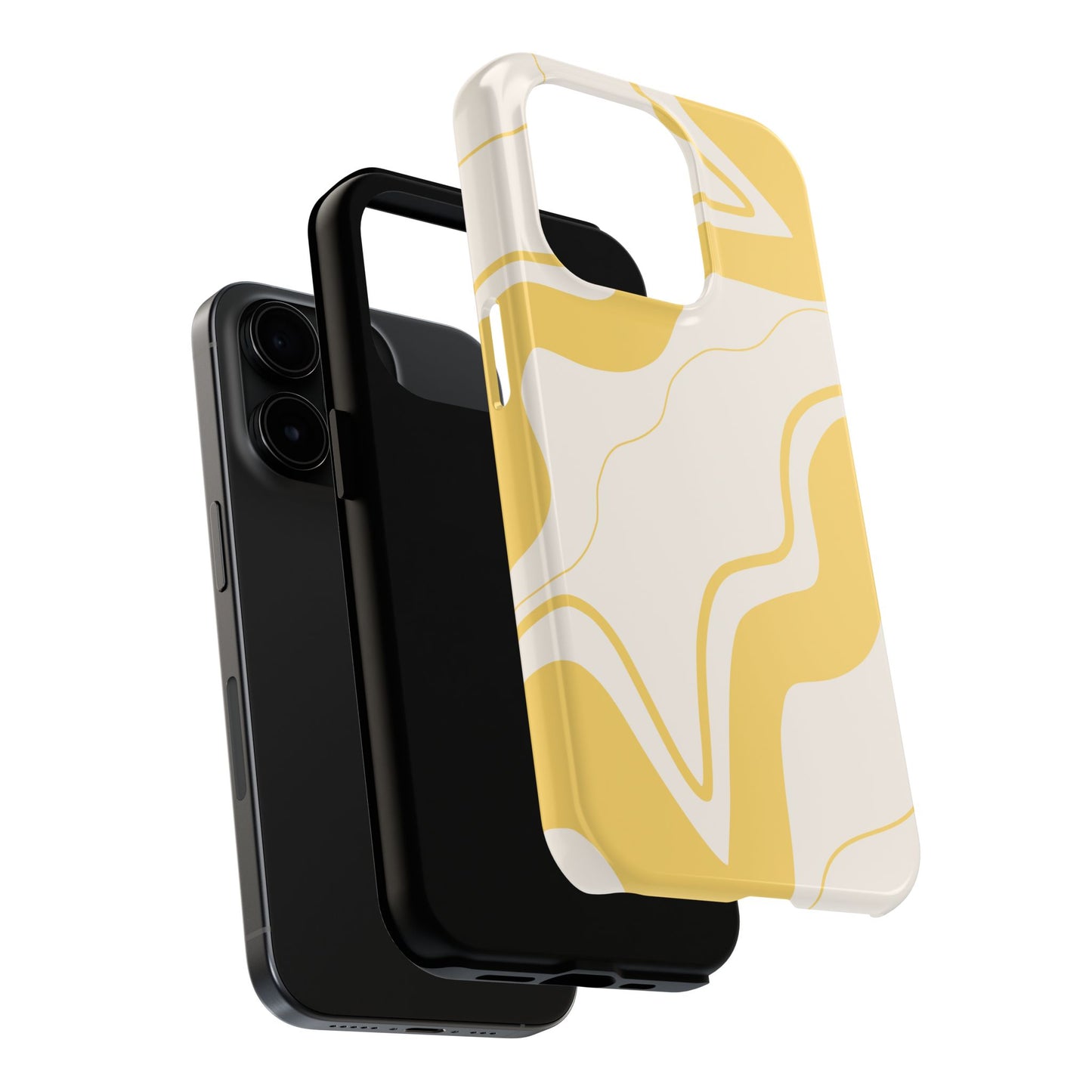 Yellow Wave Phone Case