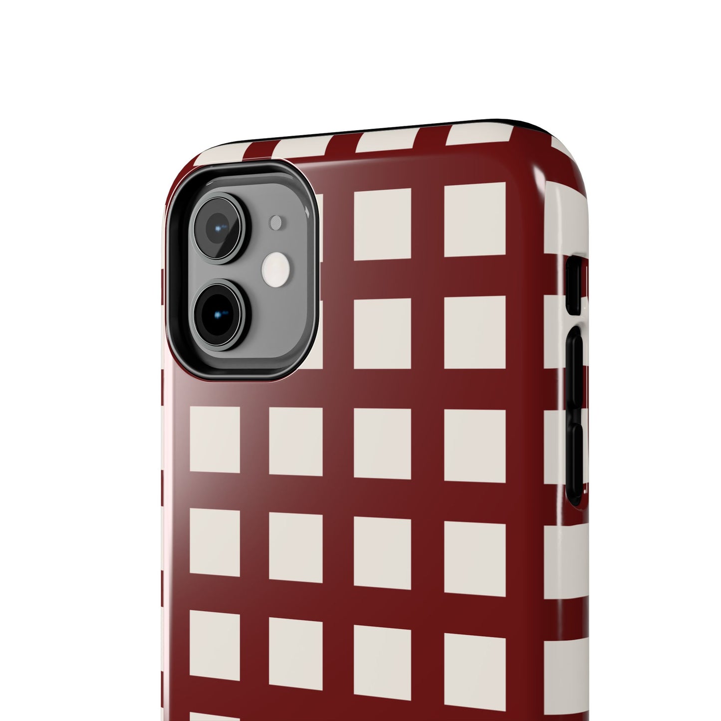 Red Checkered Phone Case