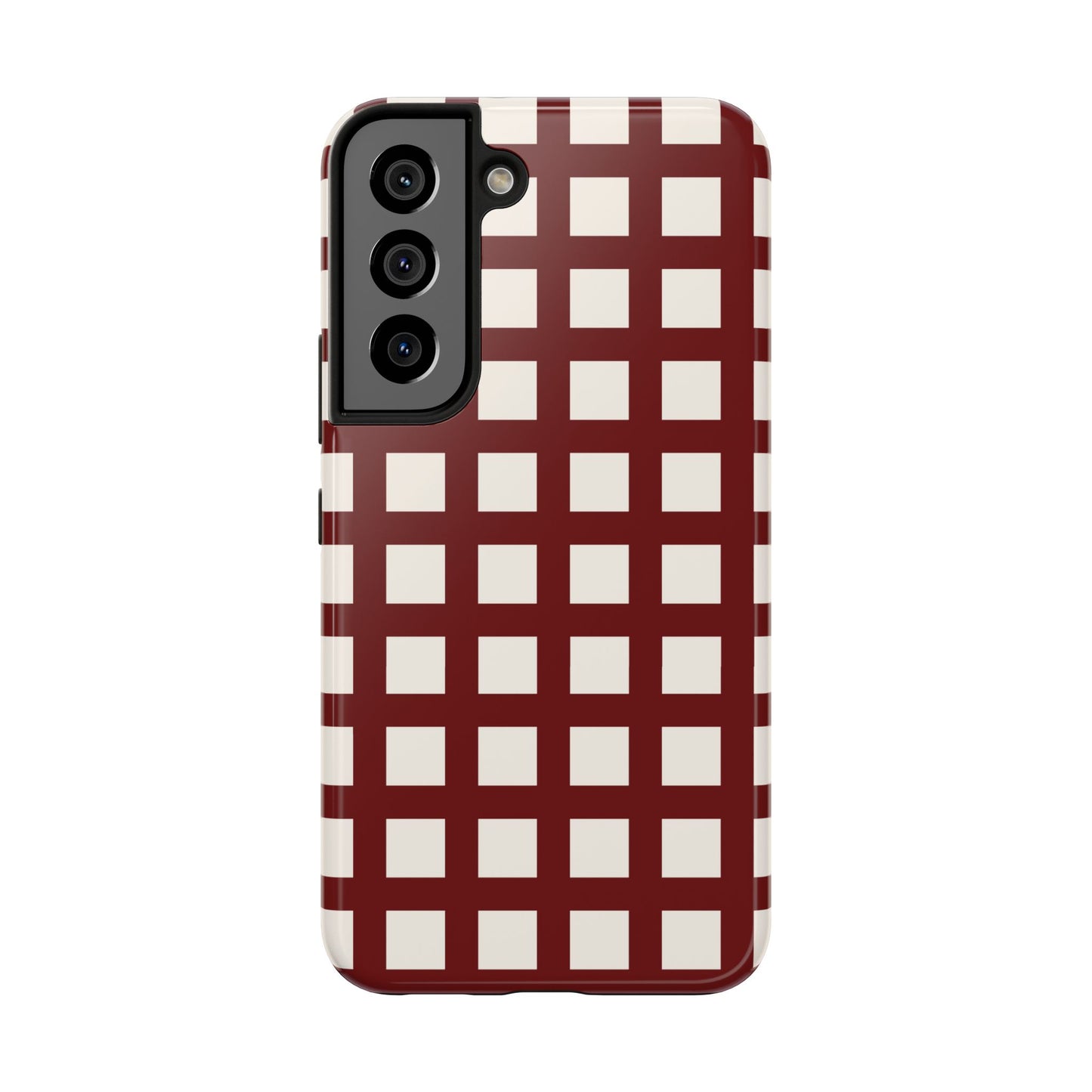 Red Checkered Phone Case