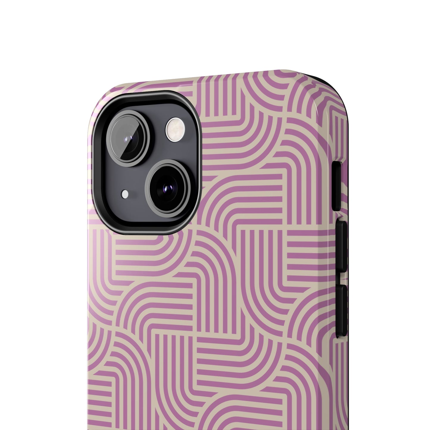 Stylish pink lines Phone Case