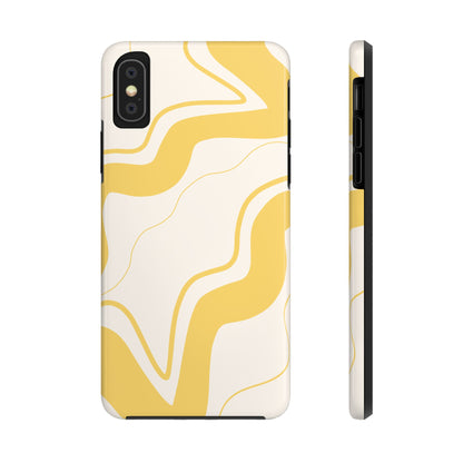 Yellow Wave Phone Case