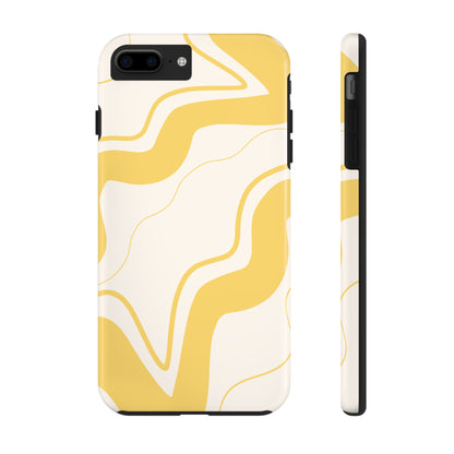 Yellow Wave Phone Case