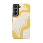 Yellow Wave Phone Case