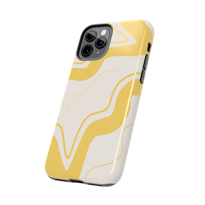 Yellow Wave Phone Case