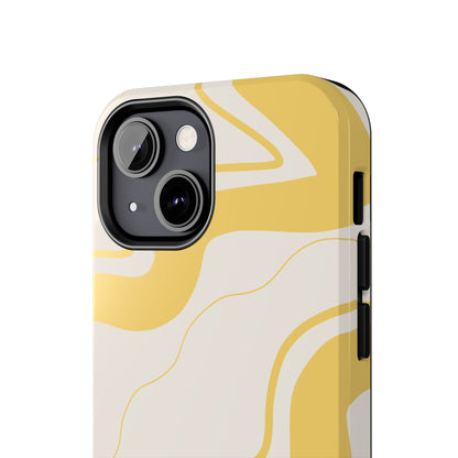 Yellow Wave Phone Case