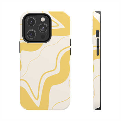 Yellow Wave Phone Case