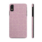 Stylish pink lines Phone Case