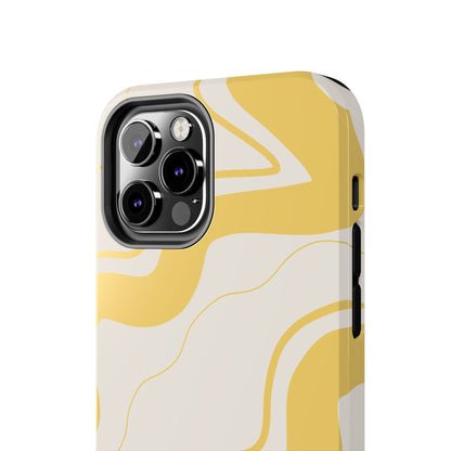 Yellow Wave Phone Case