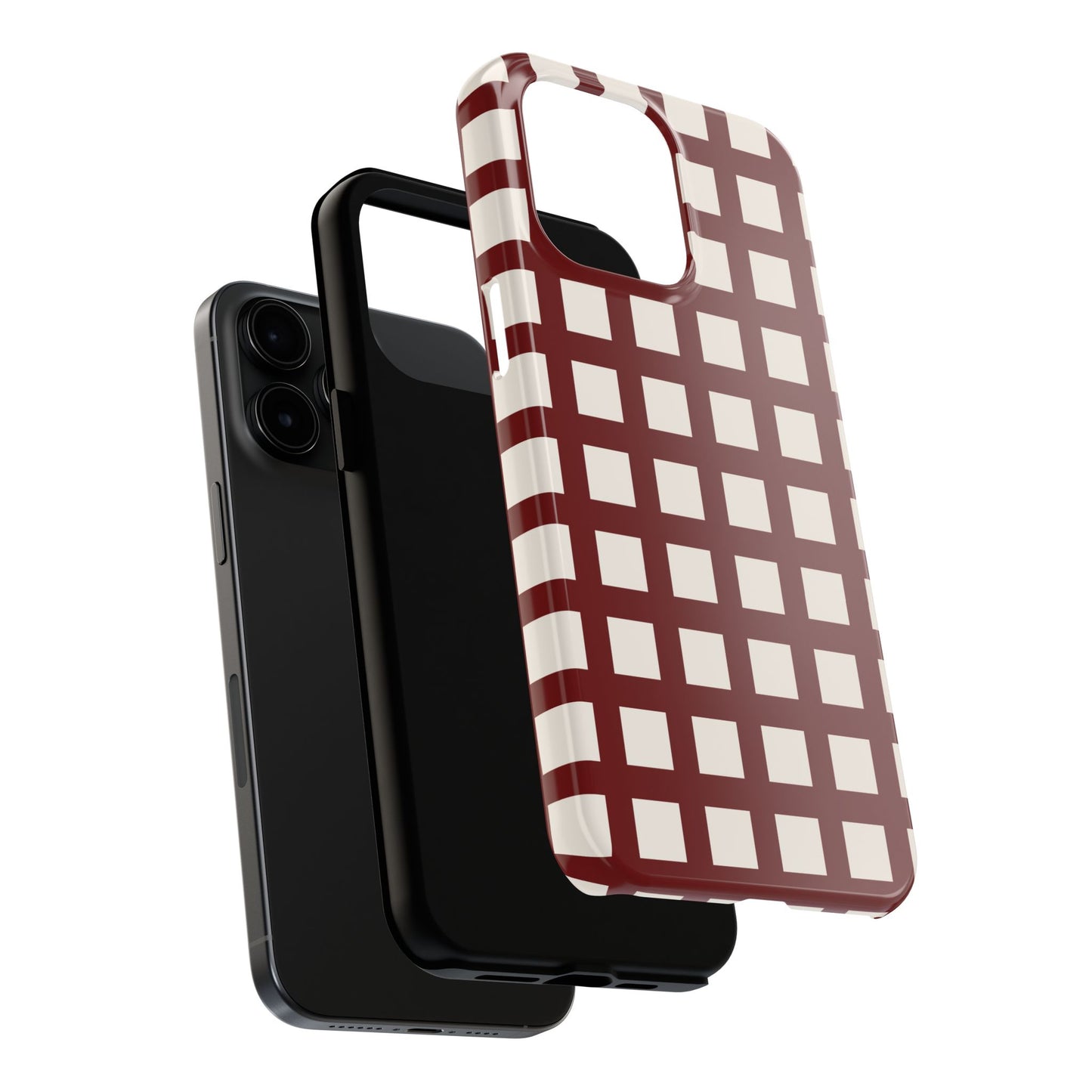 Red Checkered Phone Case