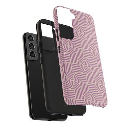 Stylish pink lines Phone Case