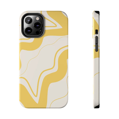 Yellow Wave Phone Case