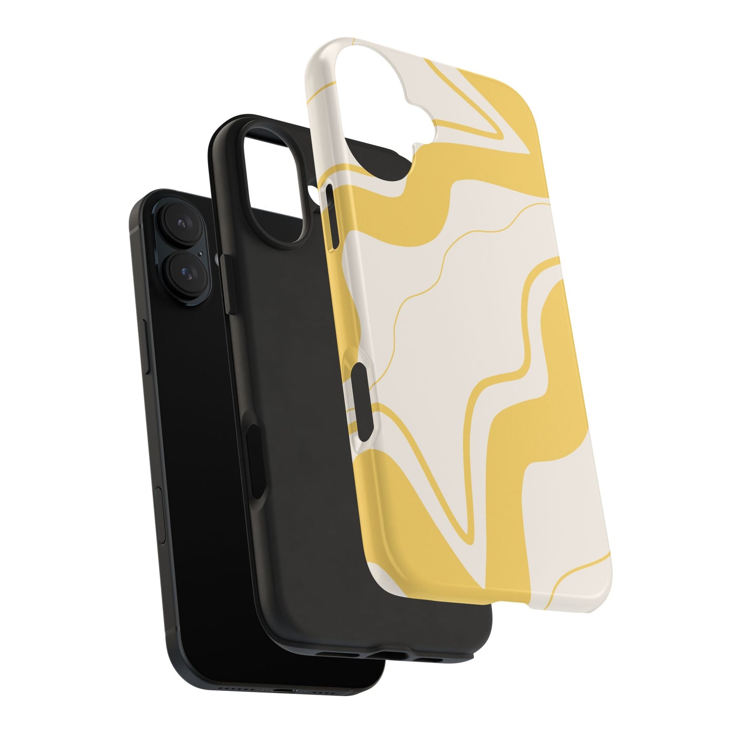 Yellow Wave Phone Case