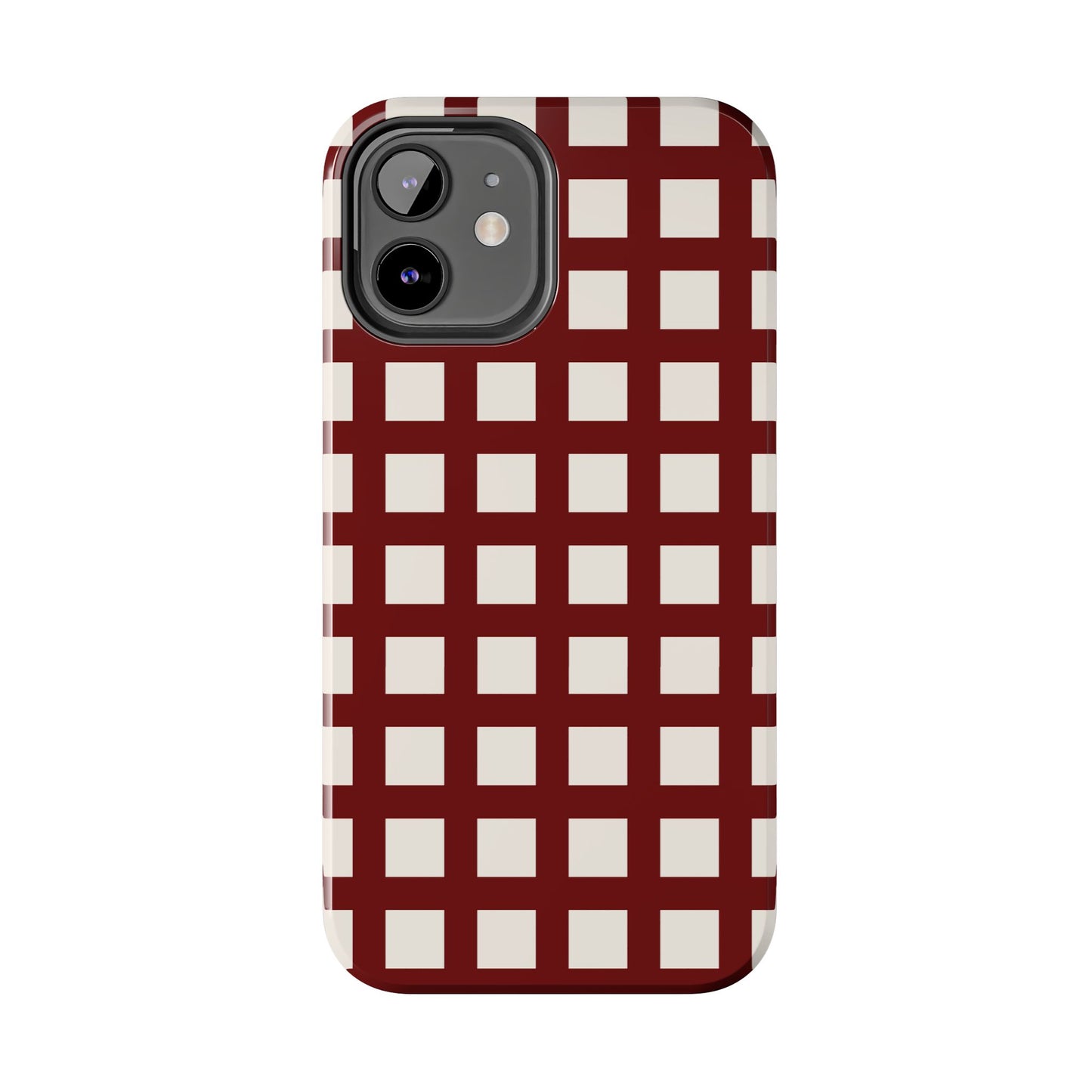 Red Checkered Phone Case