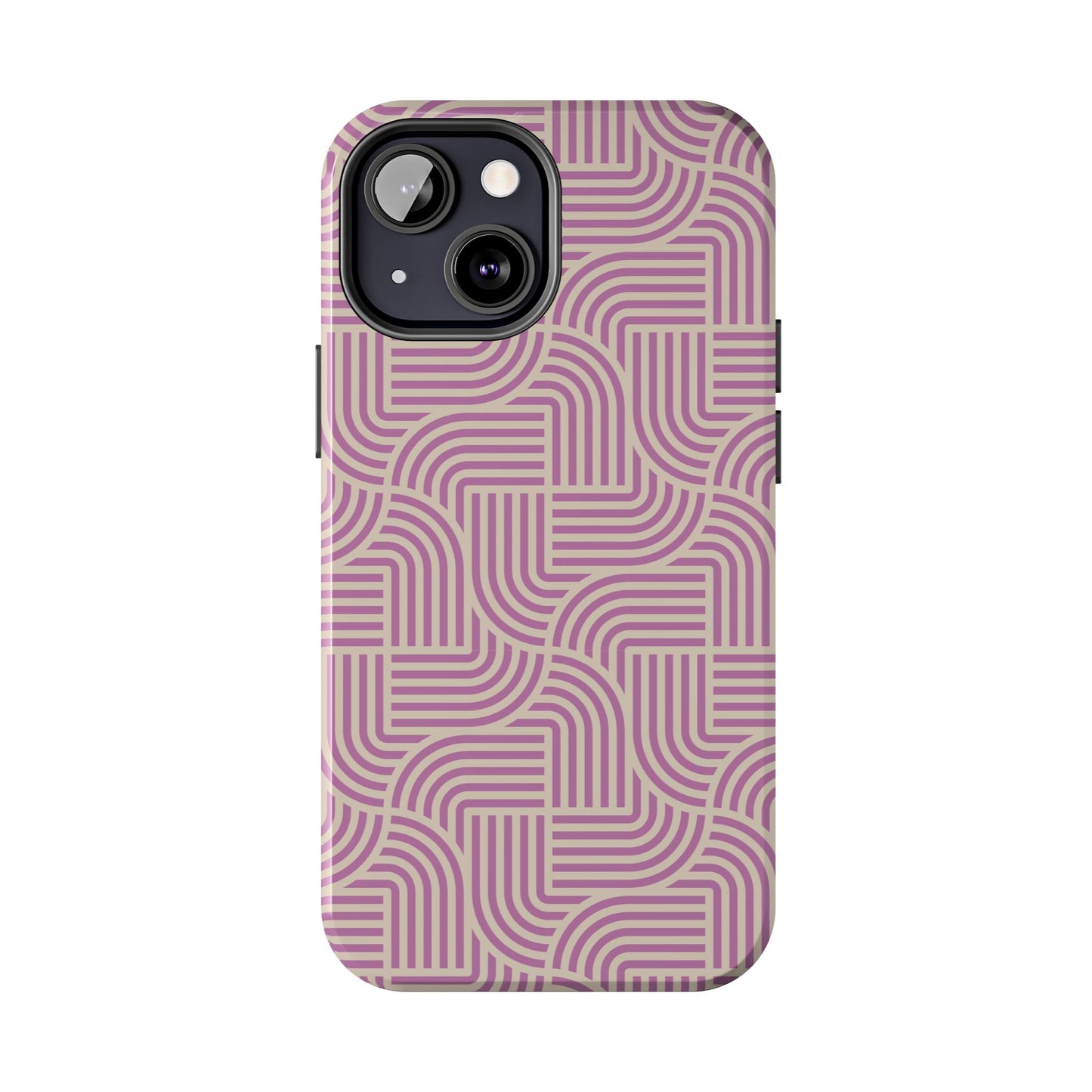 Stylish pink lines Phone Case