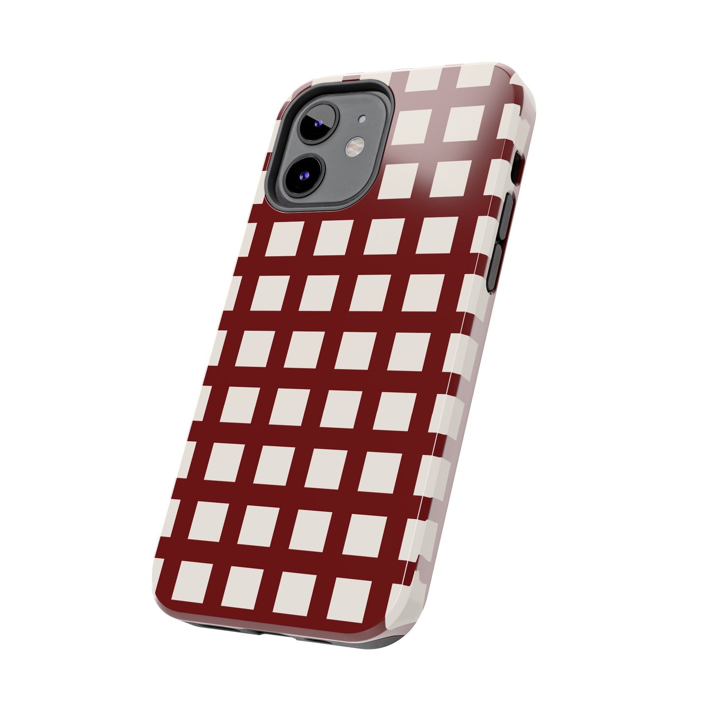 Red Checkered Phone Case