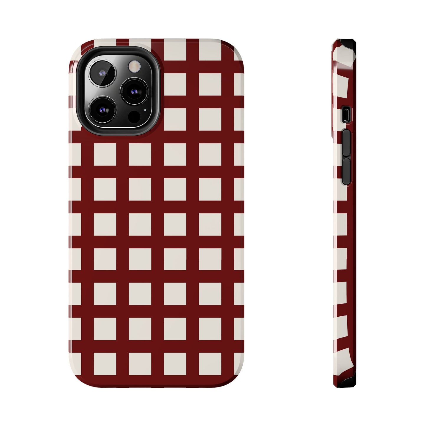 Red Checkered Phone Case