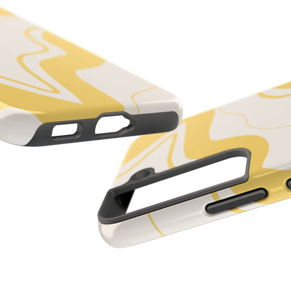 Yellow Wave Phone Case