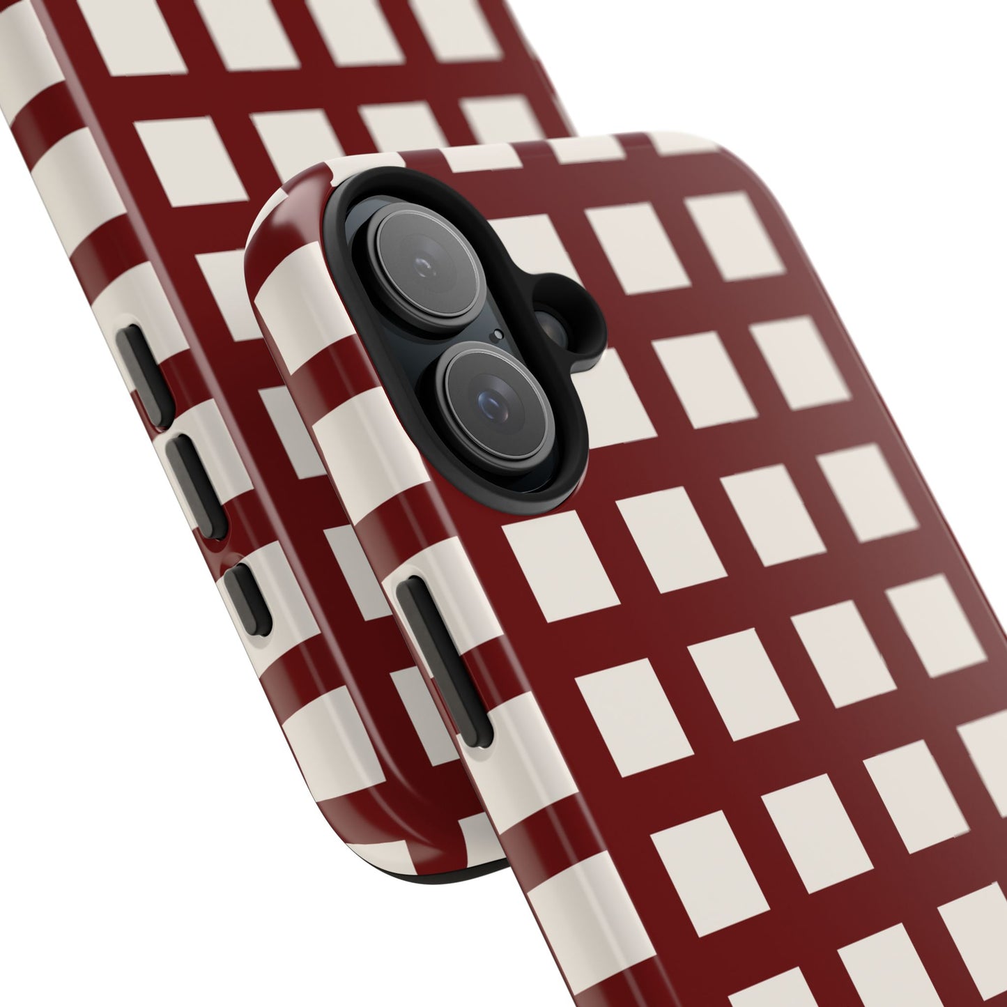 Red Checkered Phone Case