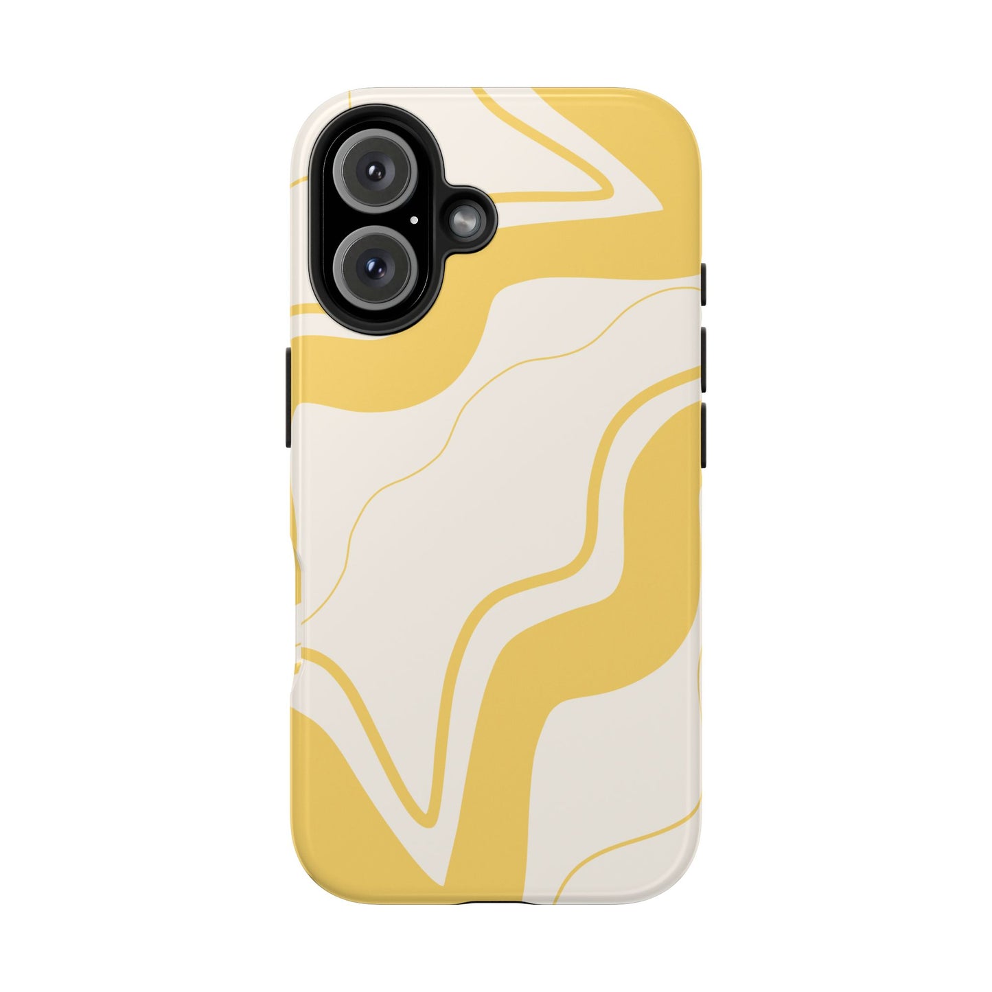 Yellow Wave Phone Case