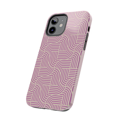 Stylish pink lines Phone Case