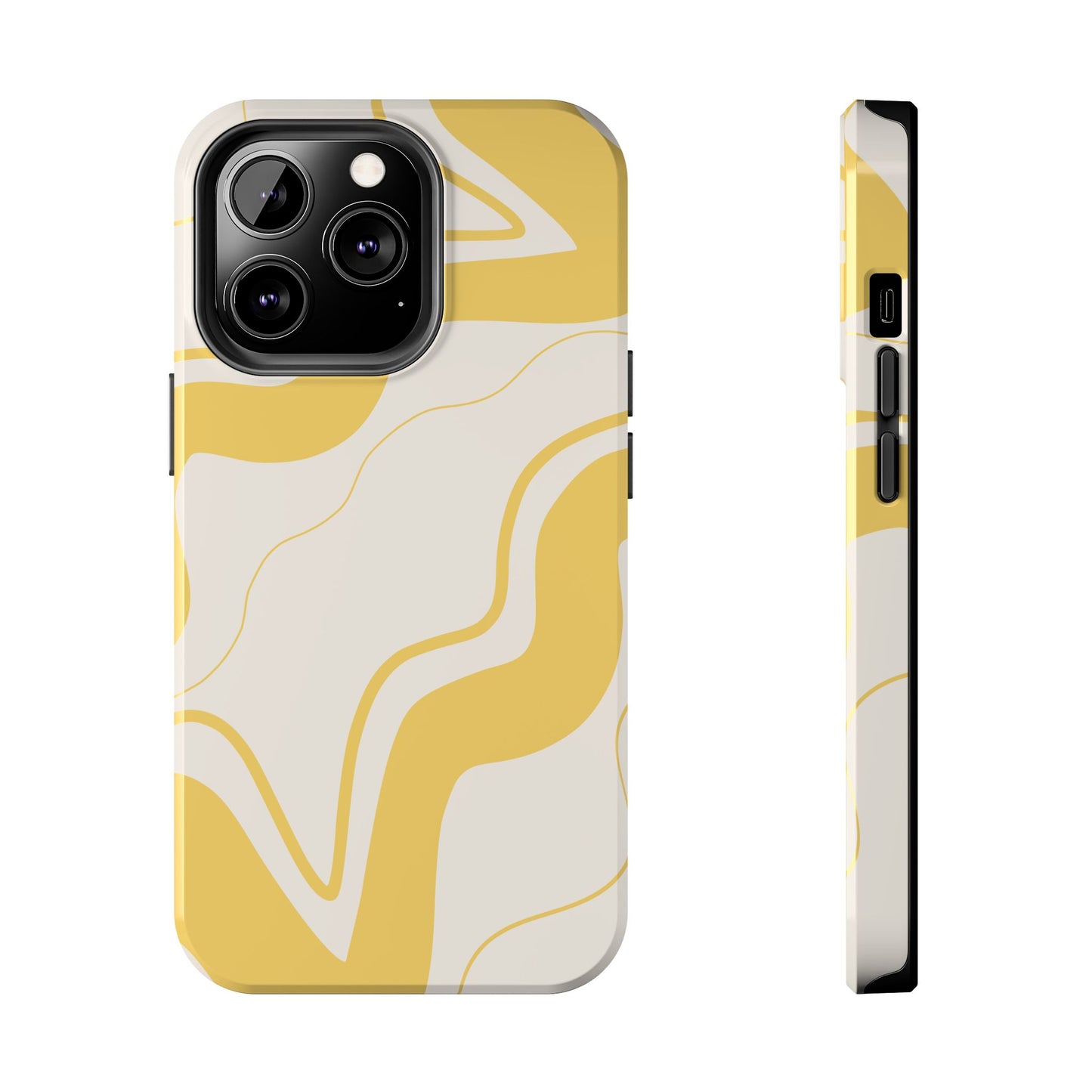 Yellow Wave Phone Case