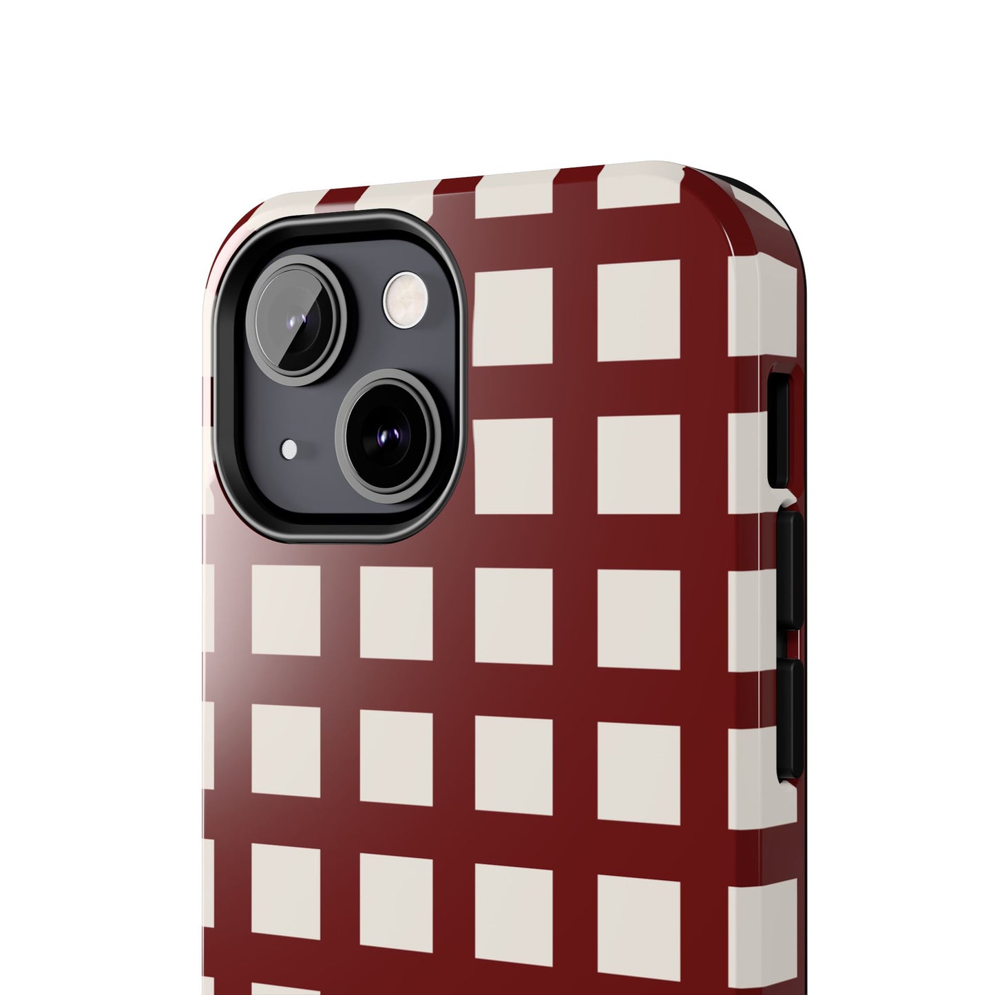 Red Checkered Phone Case